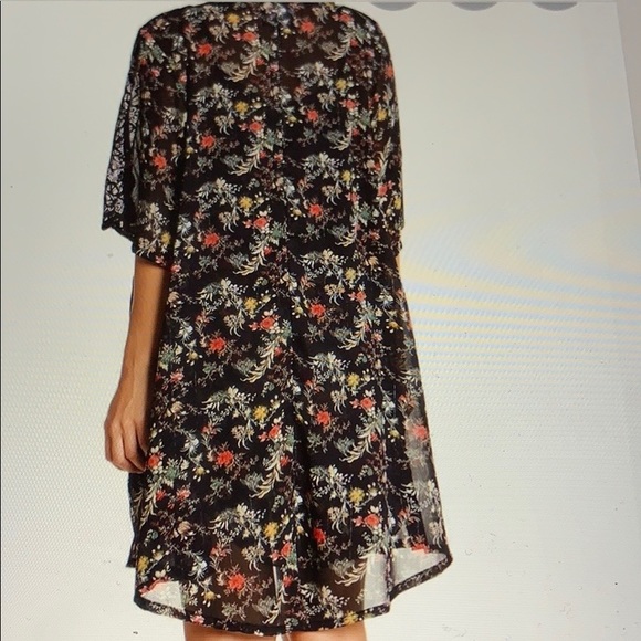 NWT Sam Edelman Floral Lace Robe - Picture 2 of 8